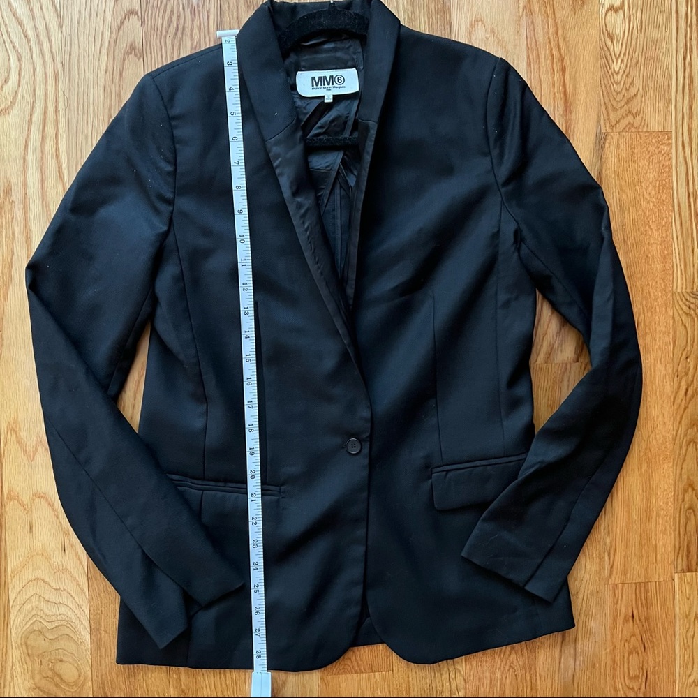 MM6 Maison Martin Margiela Black Women's Blazer | Size 6 - Picture 2 of 5